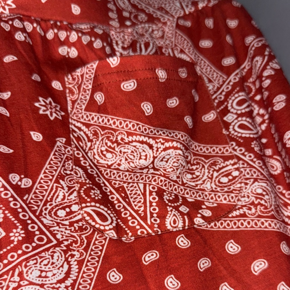 Simple Suzanne Betro 3X Red Bandana Print Pants Comfortable daily active pants - Picture 7 of 11